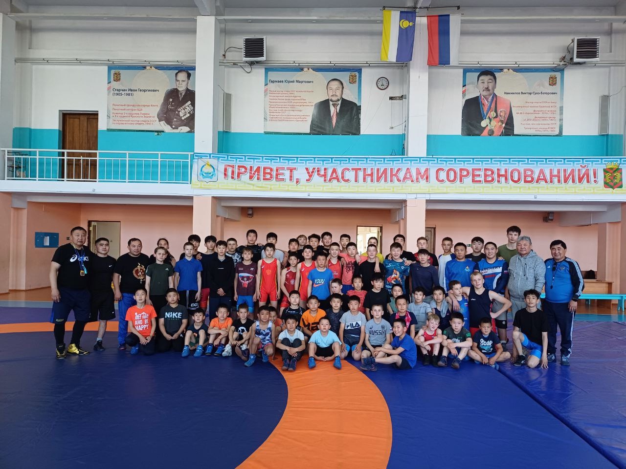Учебно-тренировочные сборы юных спортсменов-борцов